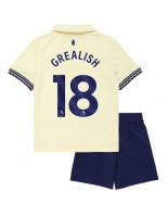 Everton Jack Grealish #18 Bortedraktsett Barn 2025-26 Korte ermer (+ bukser)